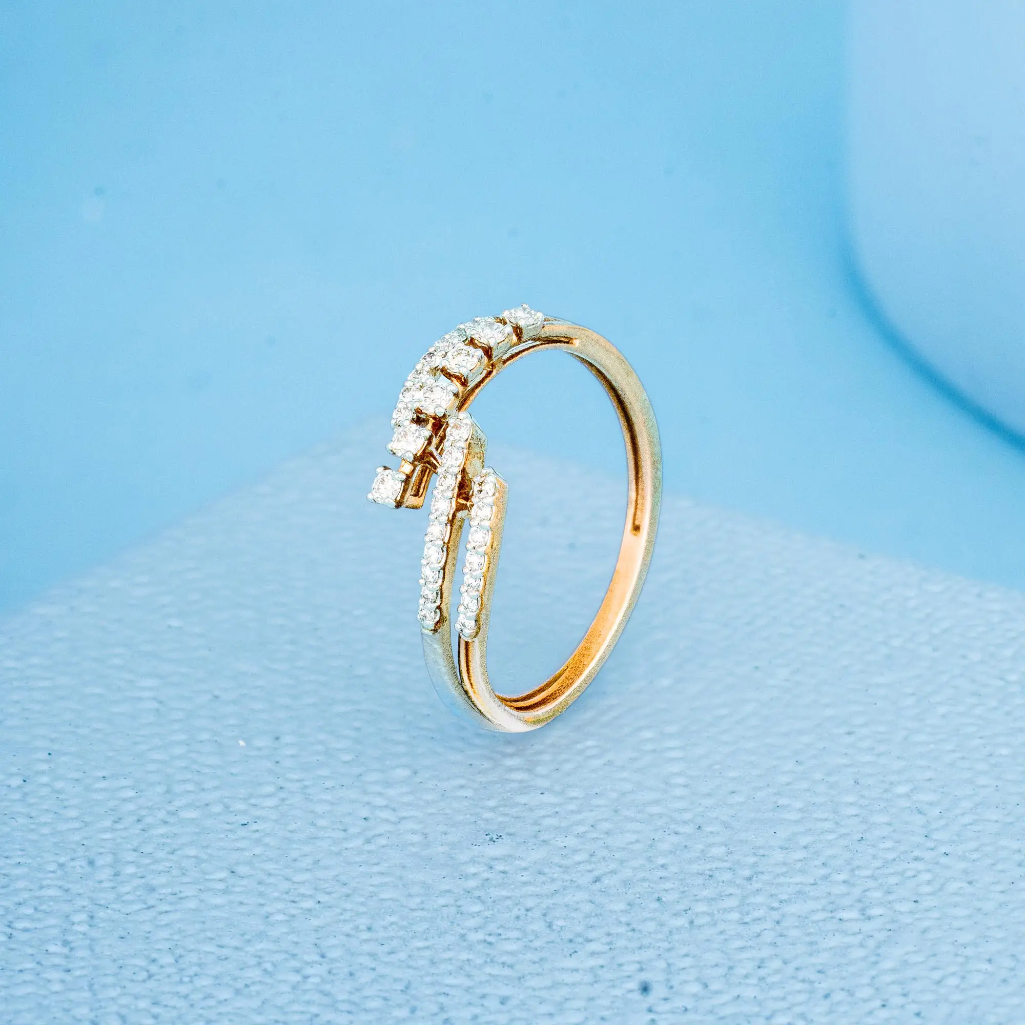 Twilight Interlace Diamond Ring
